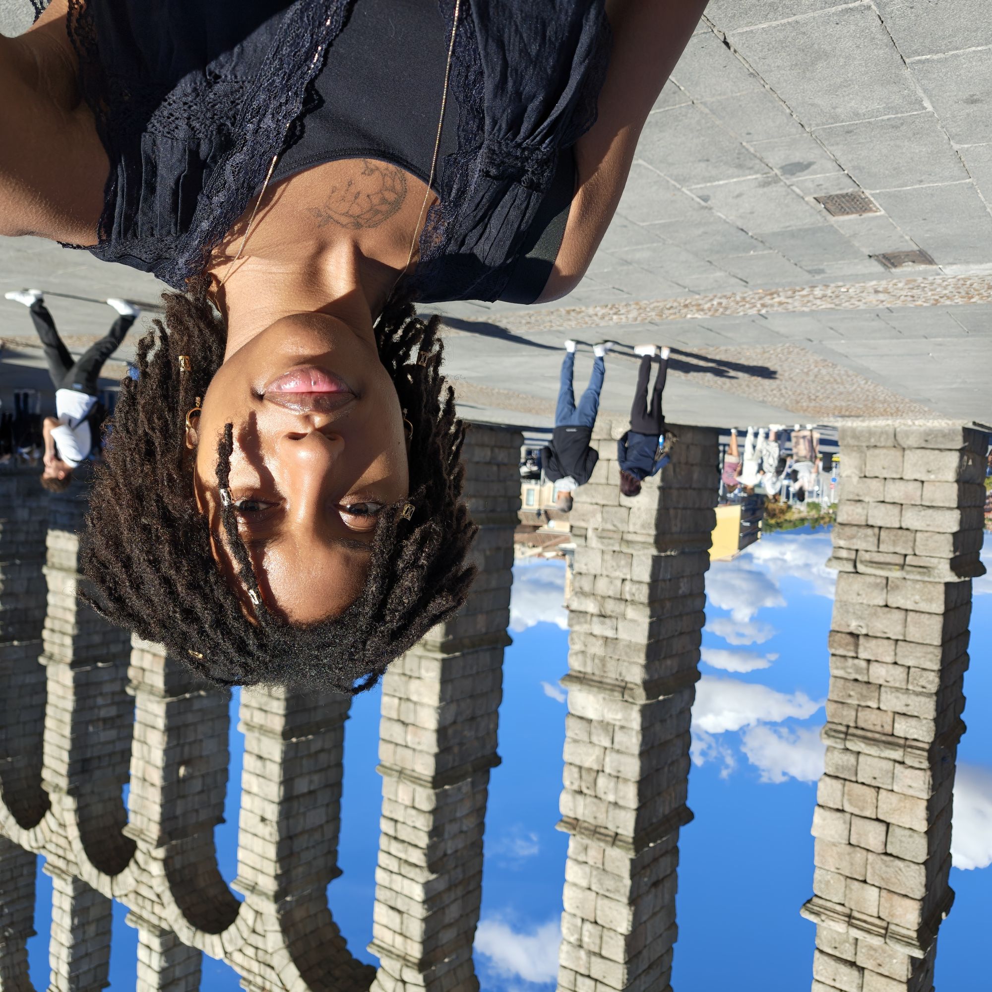 Plaza Del Azoguejo Segovia Spain 1