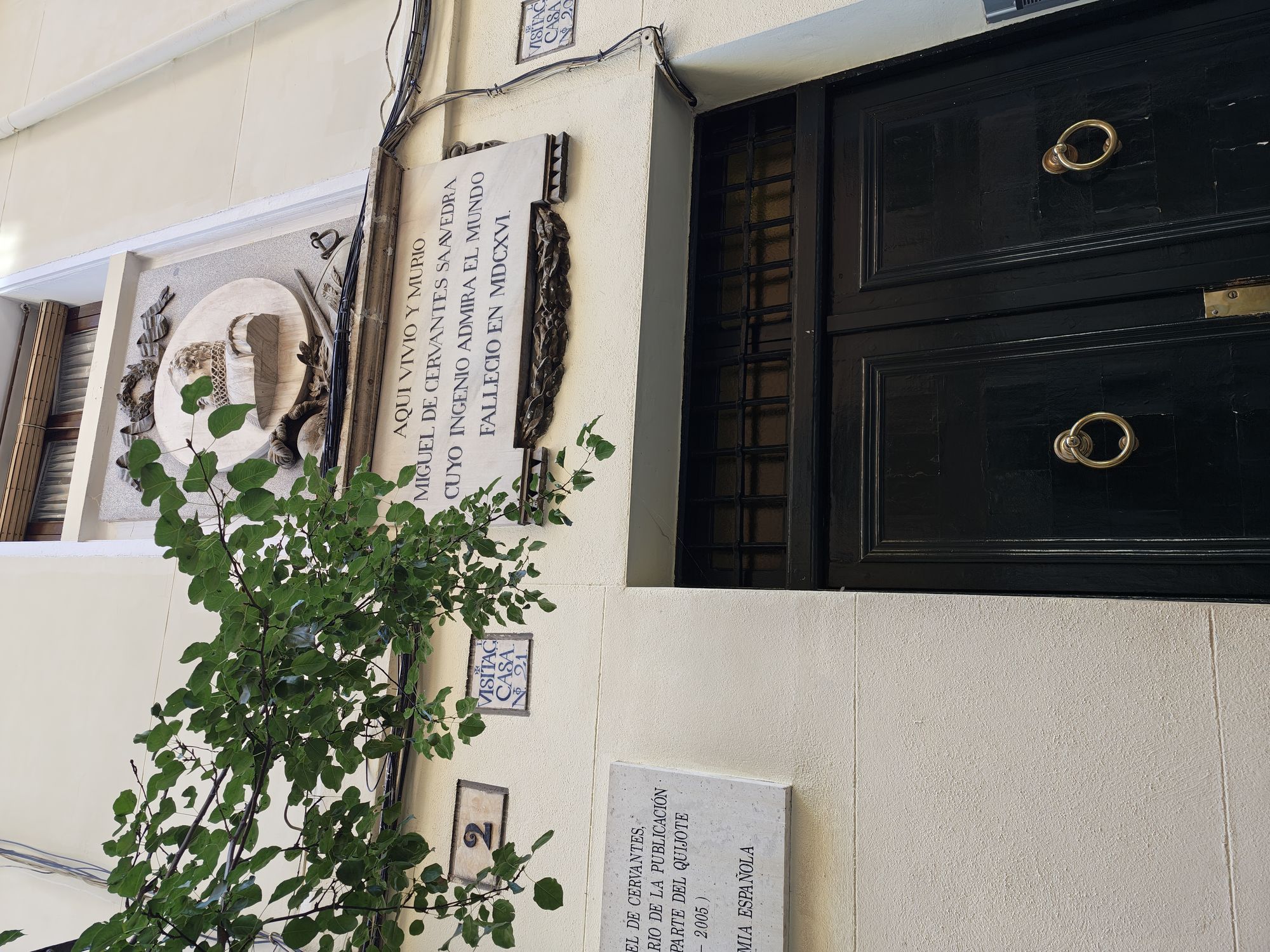 Calle Cervantes Madrid Spain