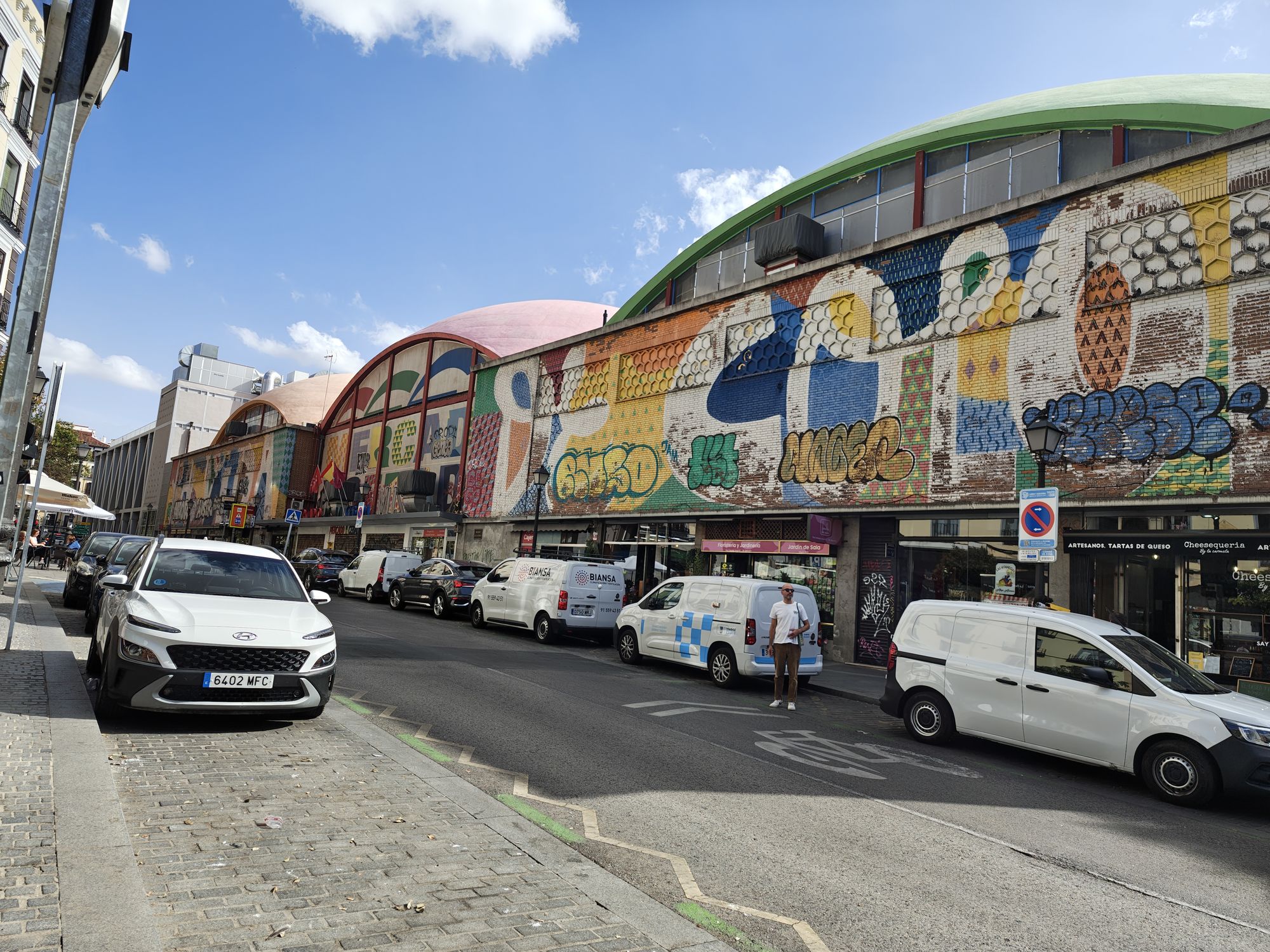 Plaza De La Cebada Madrid Spain
