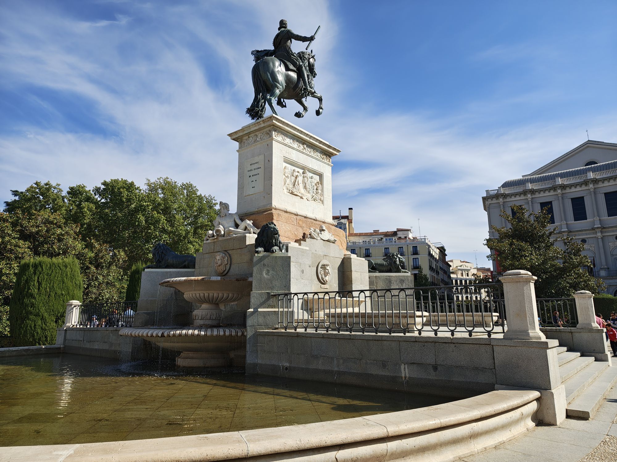 Plaza De Oriente Madrid Spain
