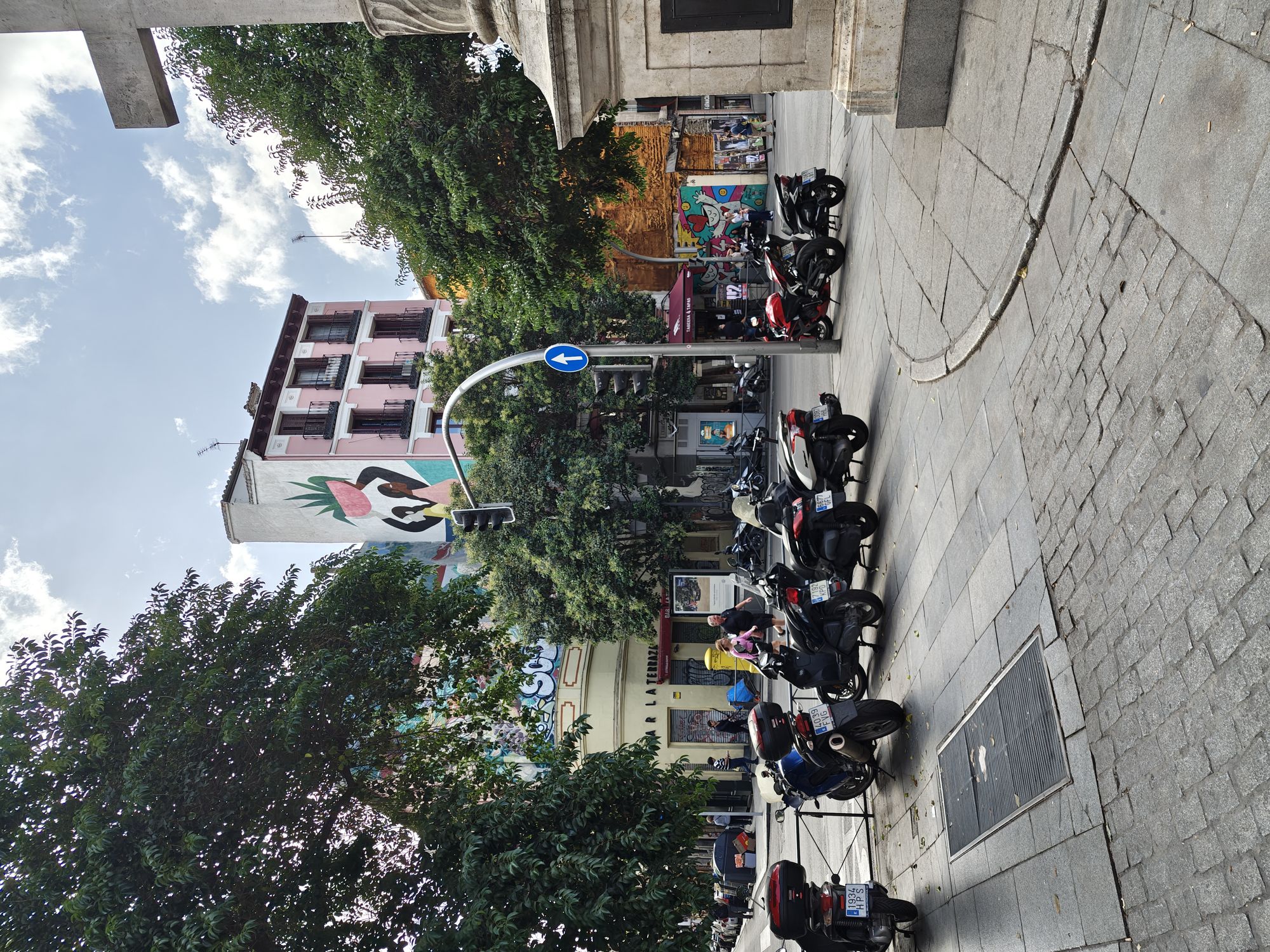 Plaza De Puerta Cerrada Madrid Spain